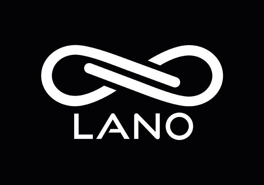Logo LANO bílé – CMYK
